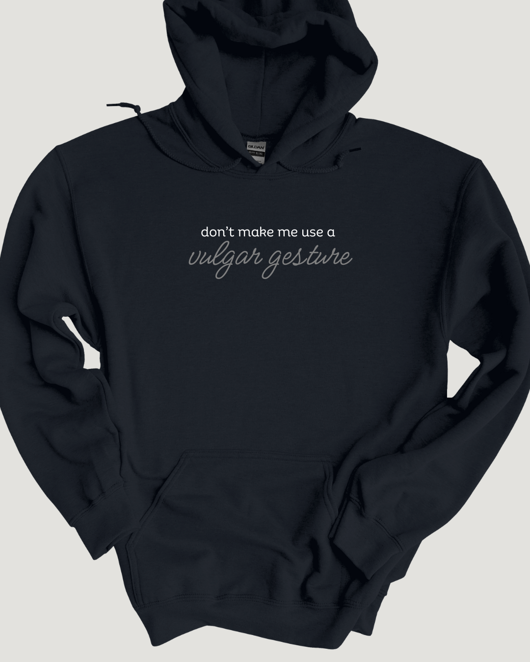 'Vulgar Gesture' - Embroidered Sweatshirt/Hoodie (Licensed ACOTAR Collection)