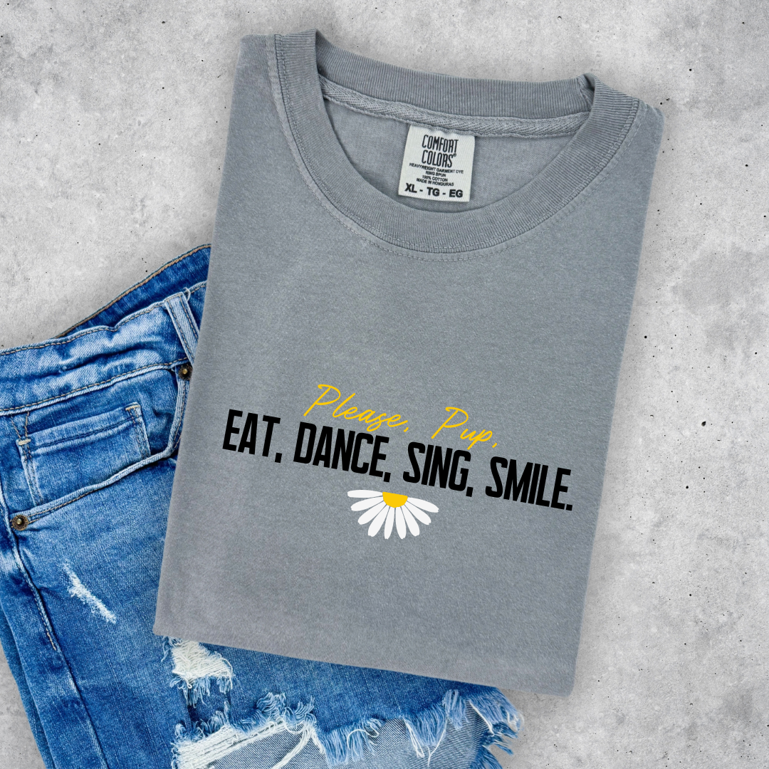 'Please, Pup' Embroidered T-Shirt (Kate Stewart's LICENSED Ravenhood® Collection)