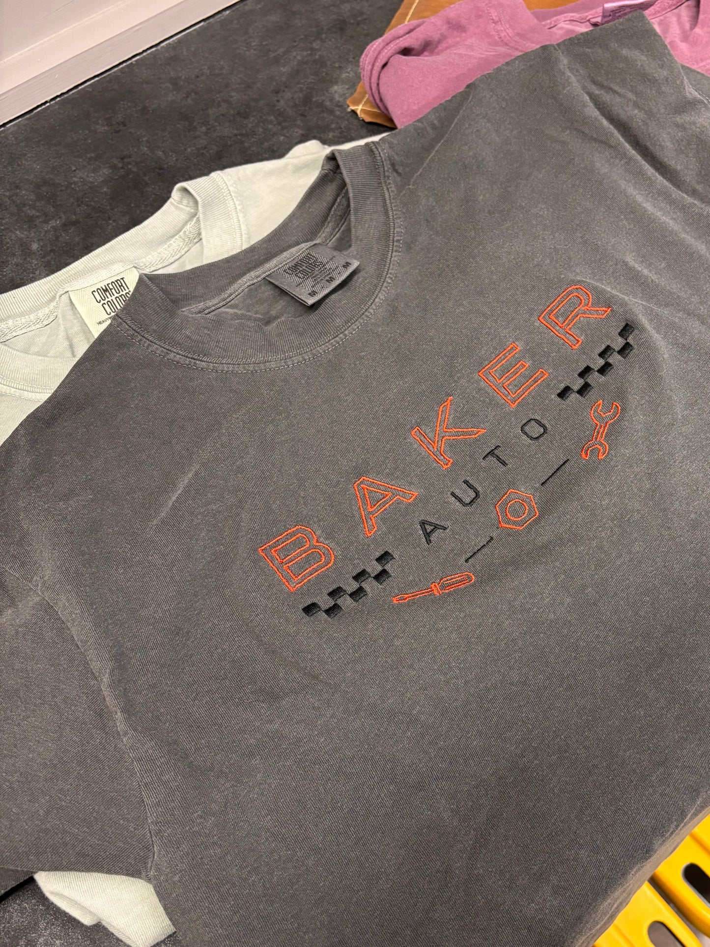 Baker Auto — Embroidered Design (Baker Oaks x Ambar Cordova Licensed Collection)