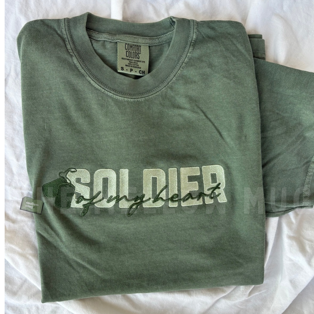 'Soldier of My Heart' Embroidered Design - Multiple Options (LICENSED Ravenhood® Legacy Collection)