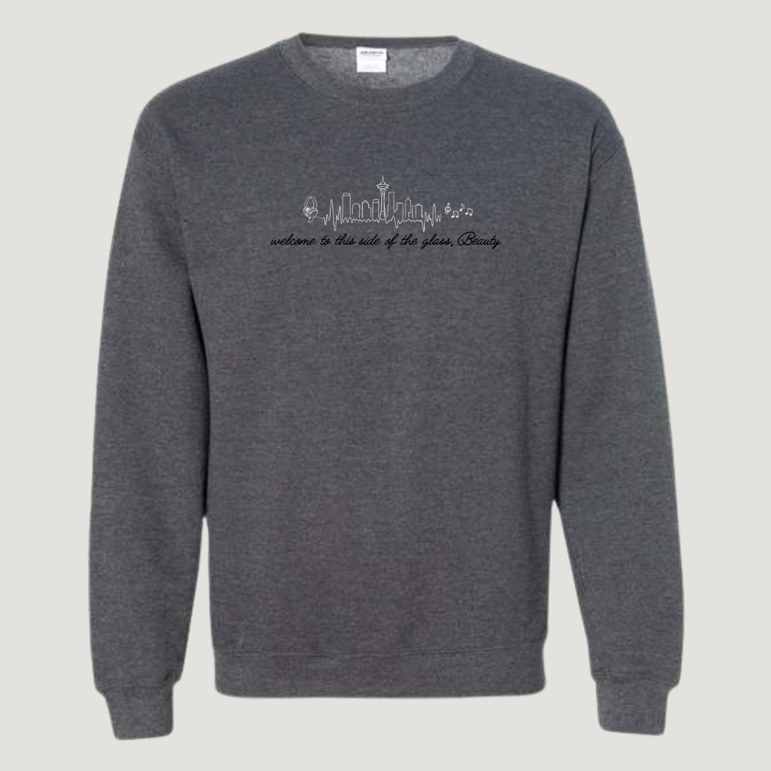 'Welcome to this side of the glass, Beauty.' Embroidered Design - Multiple Options (Kate Stewart's LICENSED Bittersweet Symphony Collection)