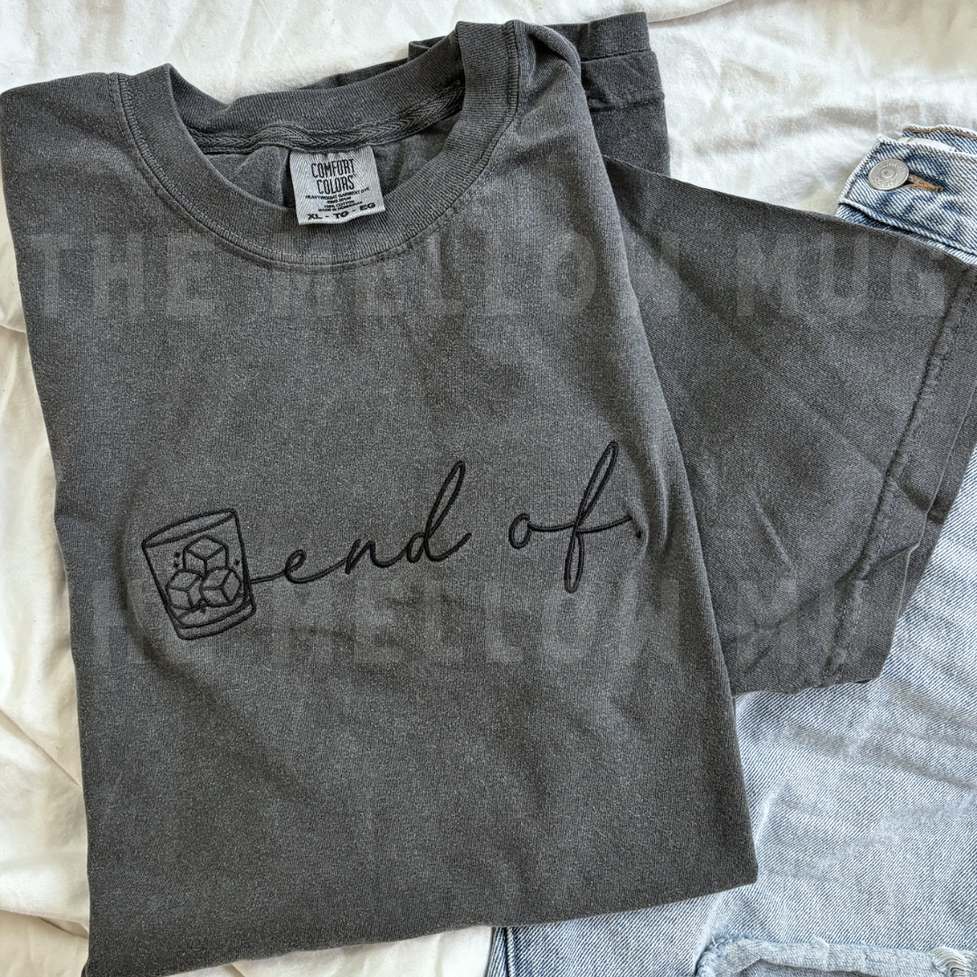 'End Of' Embroidered T-Shirt (Kate Stewart's LICENSED Ravenhood® Collection)
