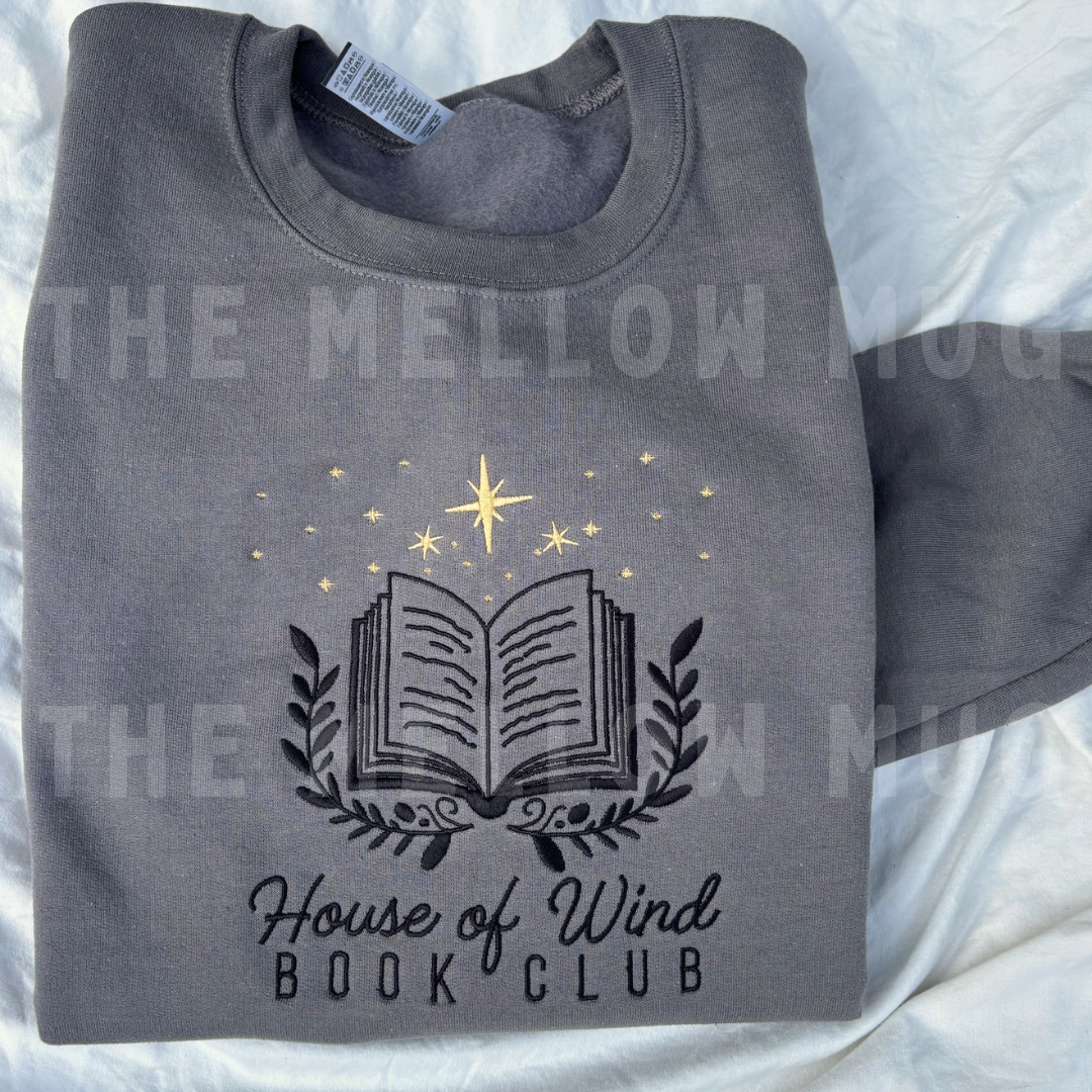 'House of Wind Book Club' - Multiple Embroidered Options (Licensed ACOTAR Collection)
