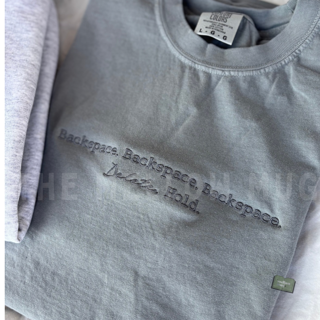 'Backspace.' Embroidered Design - Multiple Options (LICENSED Ravenhood® Legacy Collection)