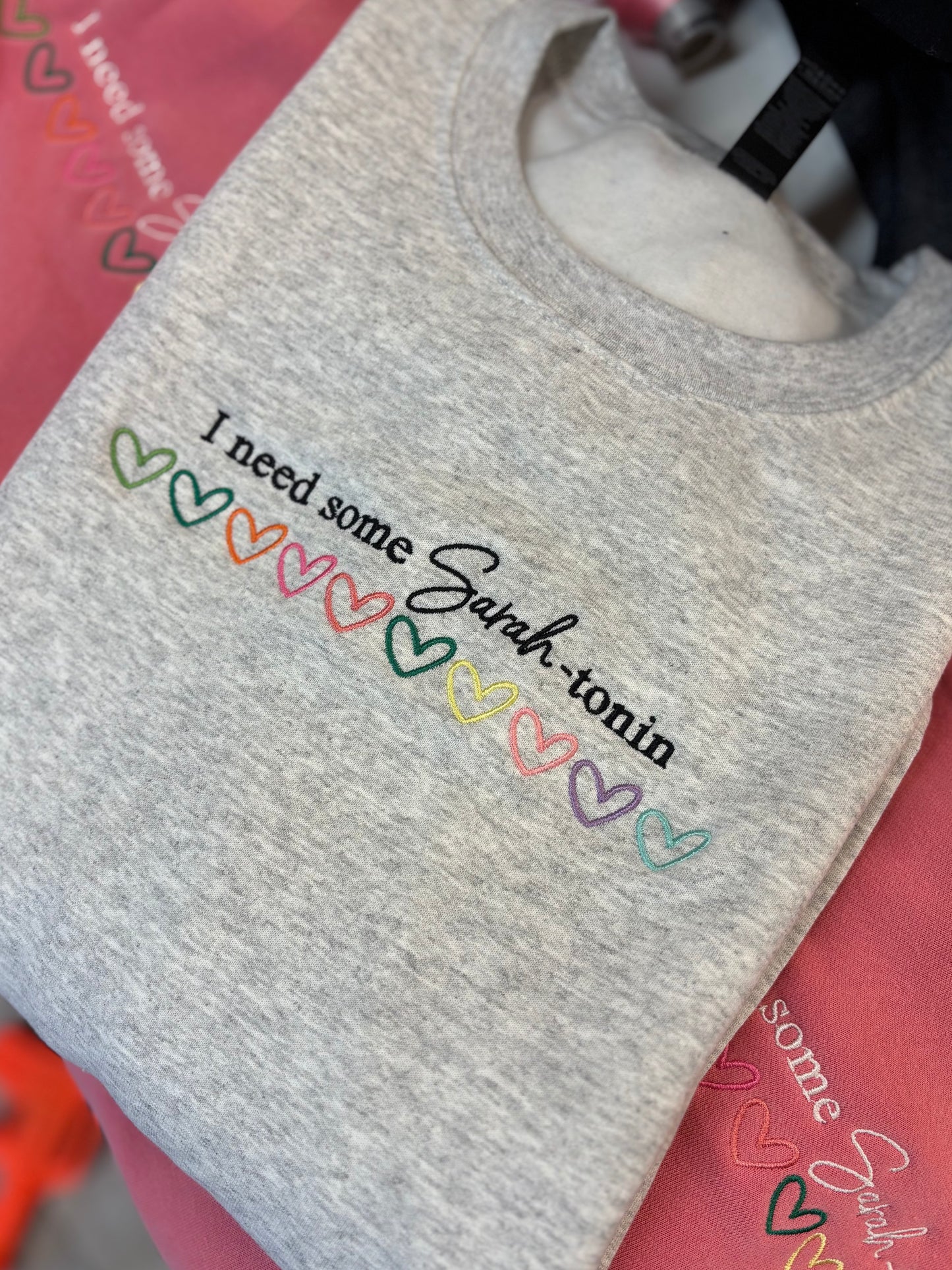 'Sarah-tonin' Embroidered Design - Multiple Options (Sarah Adams Collection)