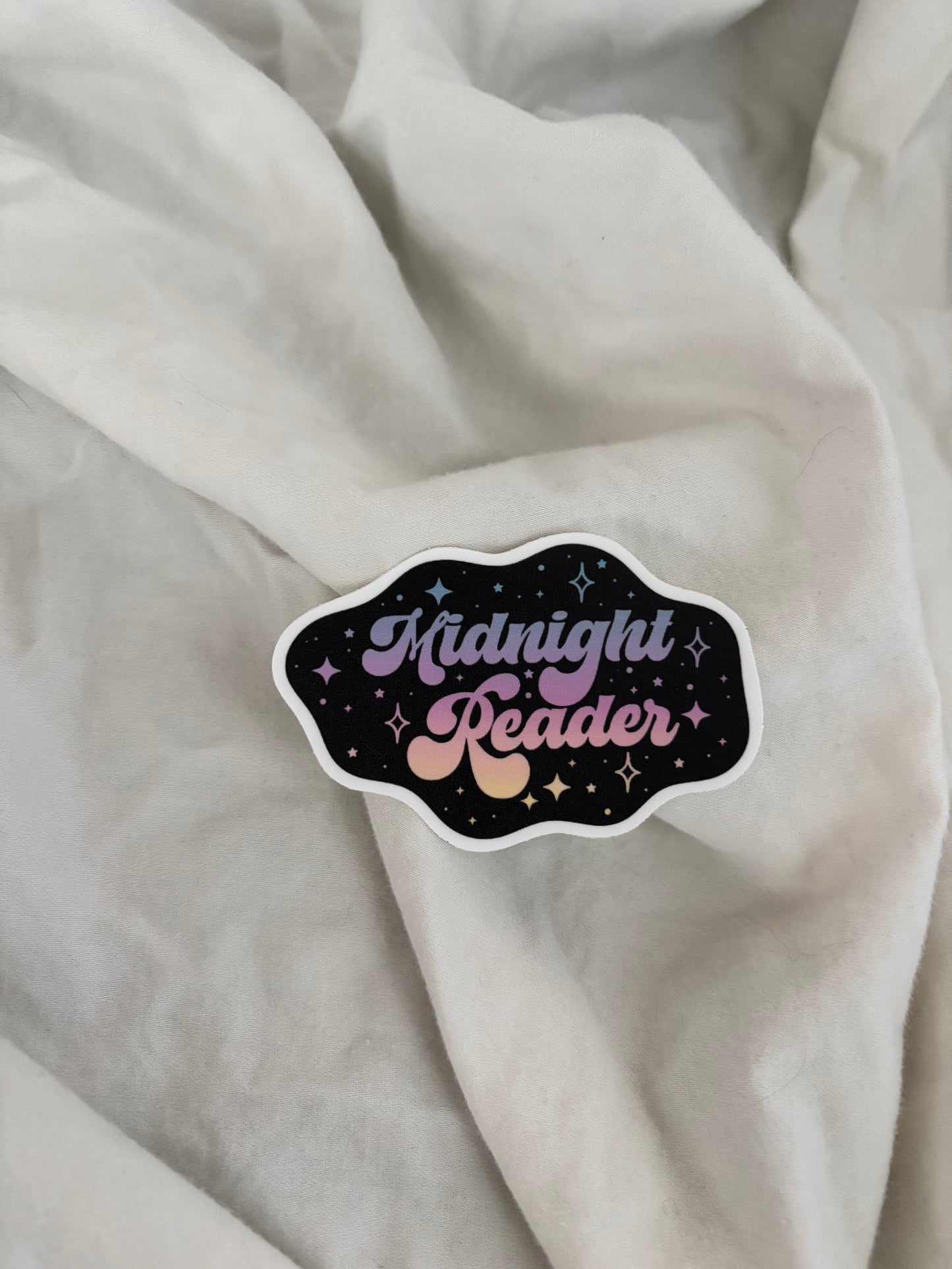 'Midnight Reader' 2.5 Inch Sticker
