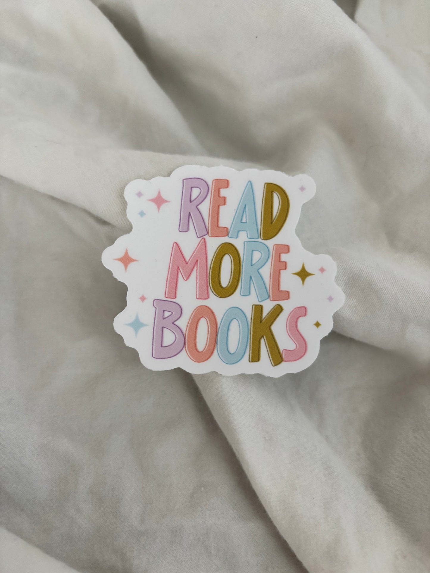 'Read More Books' 2.5 Inch Sticker