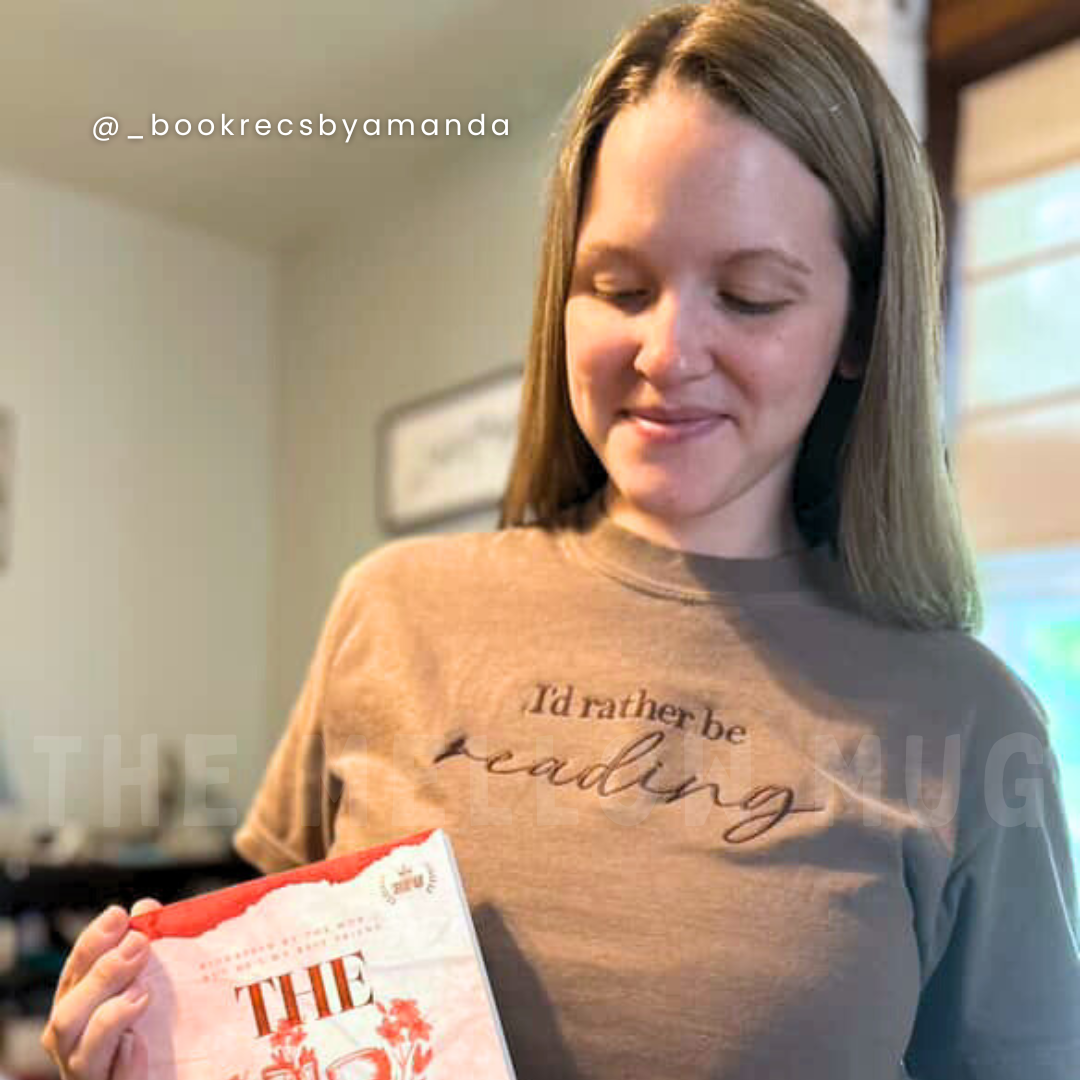 'I'd Rather Be Reading' Tee (Embroidered)