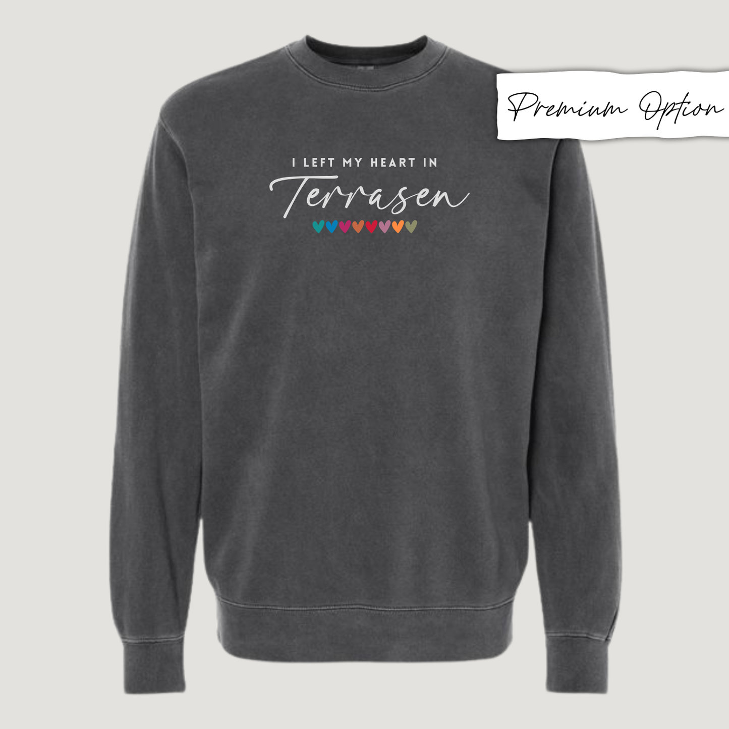 'I left my heart in Terrasen' - Multiple Embroidered Options (Licensed Throne of Glass Collection)