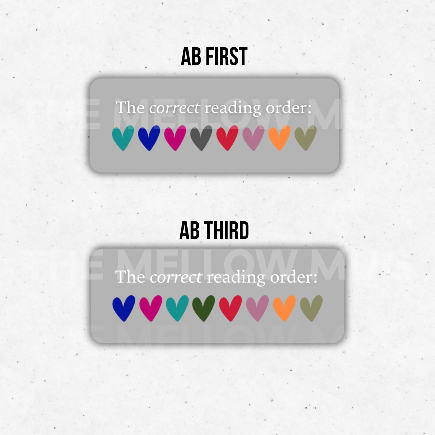 'Reading Order' Sticker (Licensed SJM/Throne of Glass Collection)