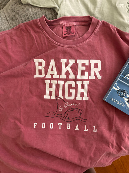 Baker High Football — Printed Design (Baker Oaks x Ambar Cordova Licensed Collection)