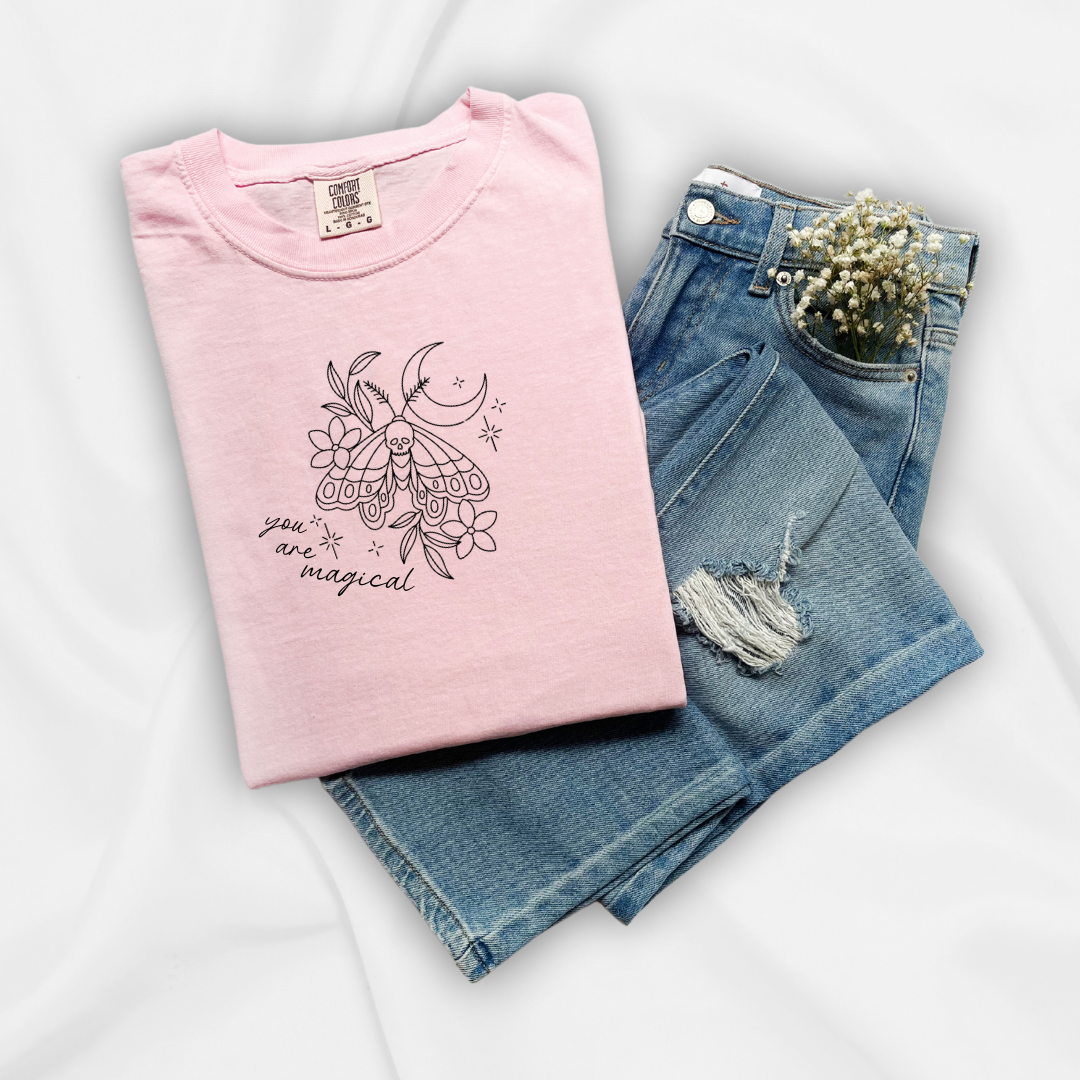 'you are magical' Embroidered T-Shirt