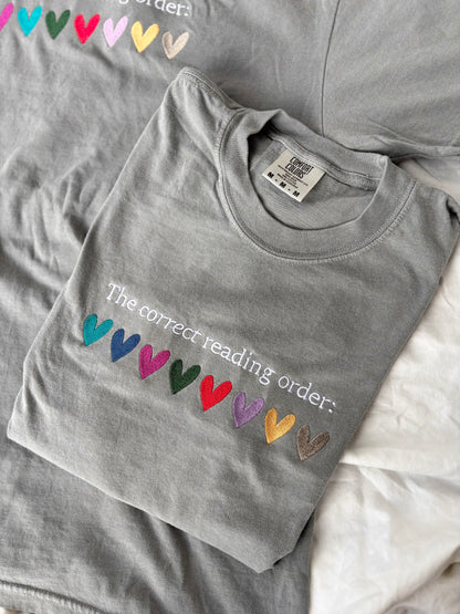 'Reading Order' - Multiple Embroidered Options (Licensed Throne of Glass Collection)