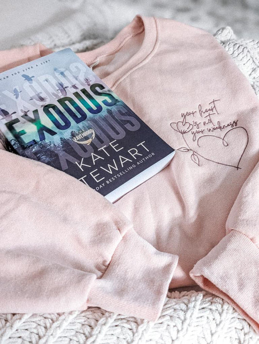 'Your heart is not your weakness' Embroidered Design - Multiple Options (Kate Stewart's LICENSED Ravenhood® Collection)