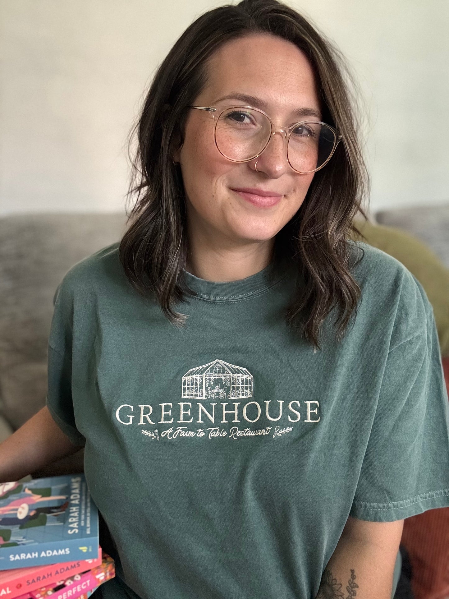'The Greenhouse' Embroidered Design - Multiple Options (Sarah Adams Collection)