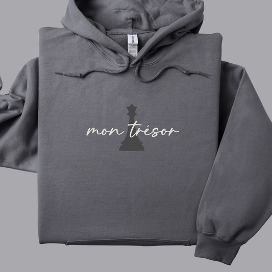 'Mon Tresor' Embroidered Hoodie (Kate Stewart's LICENSED Ravenhood® Collection)