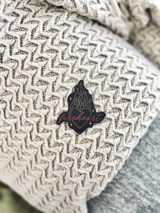 'Fireheart' Sticker (Licensed SJM/Throne of Glass Collection)