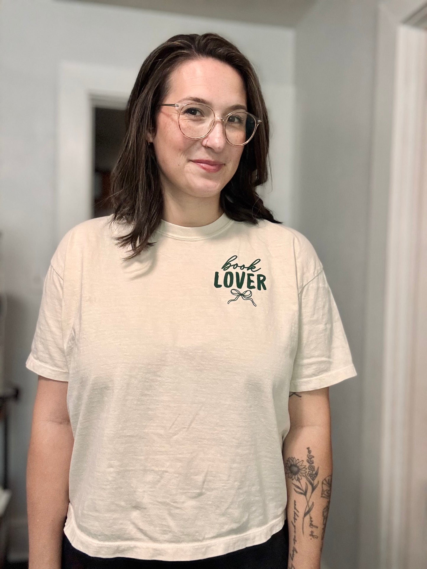 'Book Lover' Printed Tee