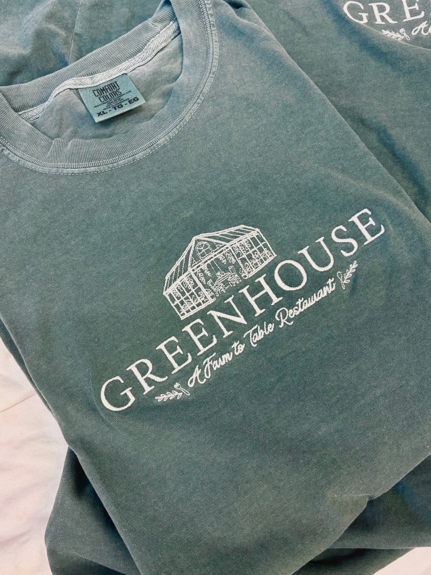 'The Greenhouse' Embroidered Design - Multiple Options (Sarah Adams Collection)
