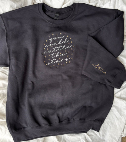 'Rattle the Stars.' - Multiple Embroidered Options (Licensed Throne of Glass Collection)