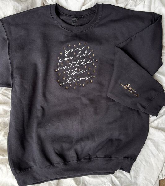 'Rattle the Stars.' - Multiple Embroidered Options (Licensed Throne of Glass Collection)