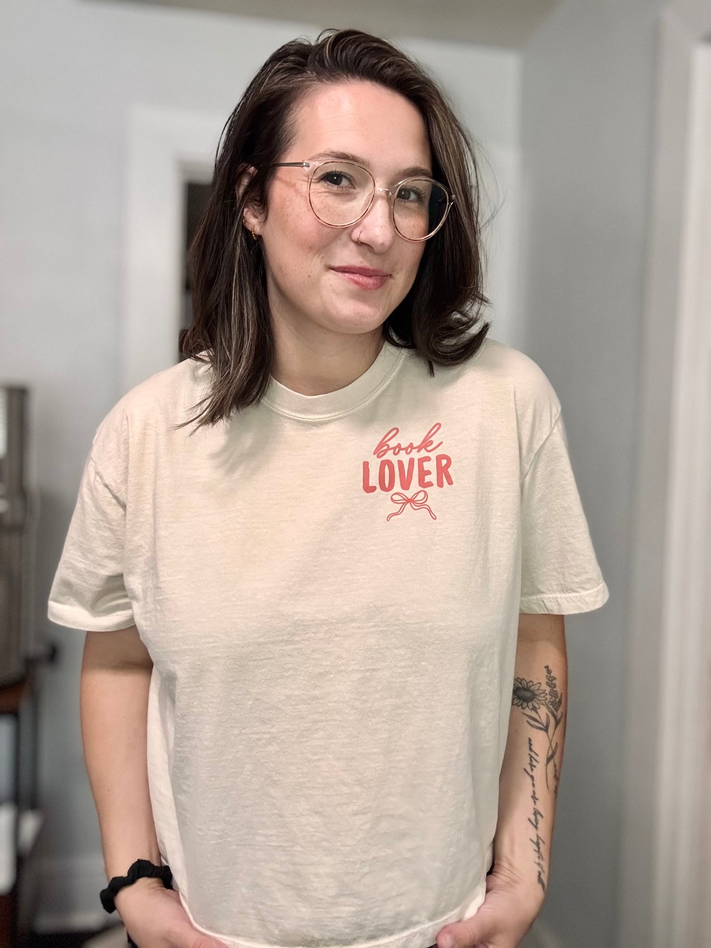 'Book Lover' Printed Tee