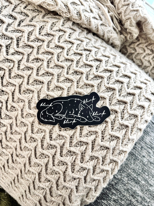 '4 Blinks.' Sticker (Licensed SJM/Throne of Glass Collection)