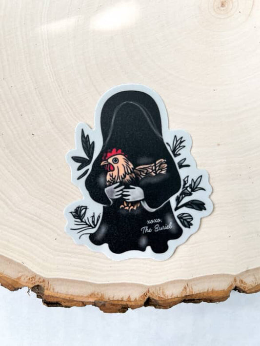 'Suriel/Chicken' Sticker (Licensed SJM/ACOTAR Collection)