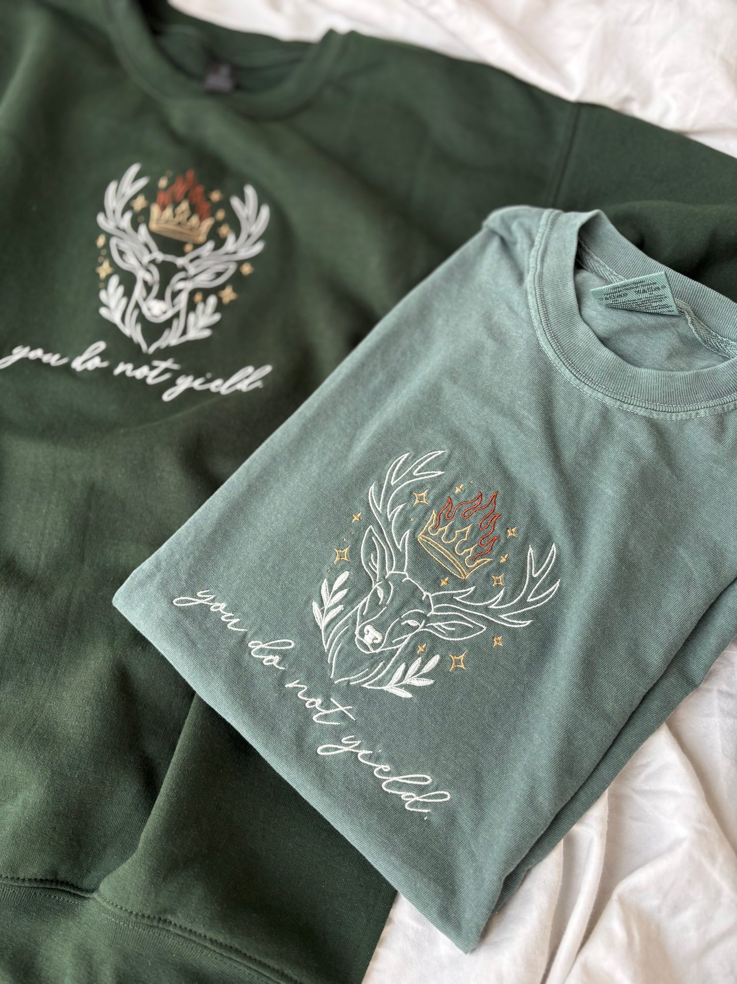 'You do not yield.' - Multiple Embroidered Options (Licensed Throne of Glass Collection)