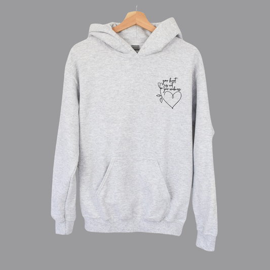 'Your heart is not your weankess' Embroidered Hoodie (Kate Stewart's LICENSED Ravenhood® Collection)