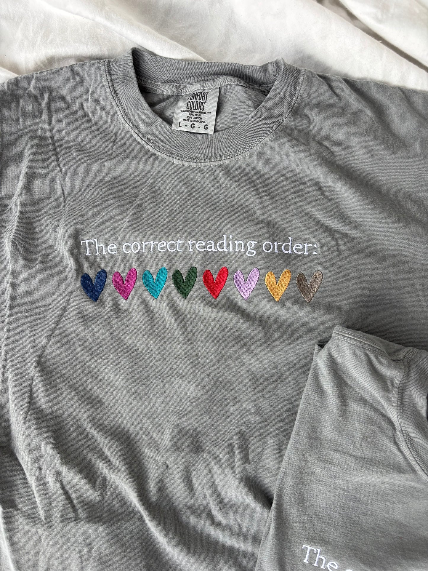 'Reading Order' - Multiple Embroidered Options (Licensed Throne of Glass Collection)