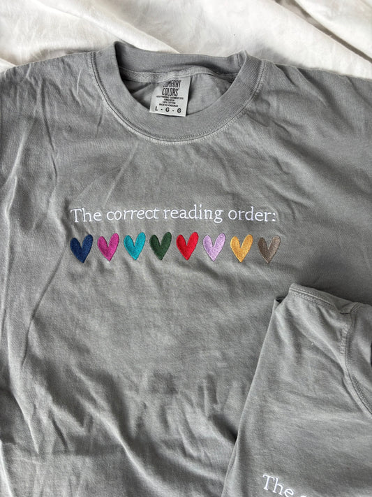 'Reading Order' - Multiple Embroidered Options (Licensed Throne of Glass Collection)