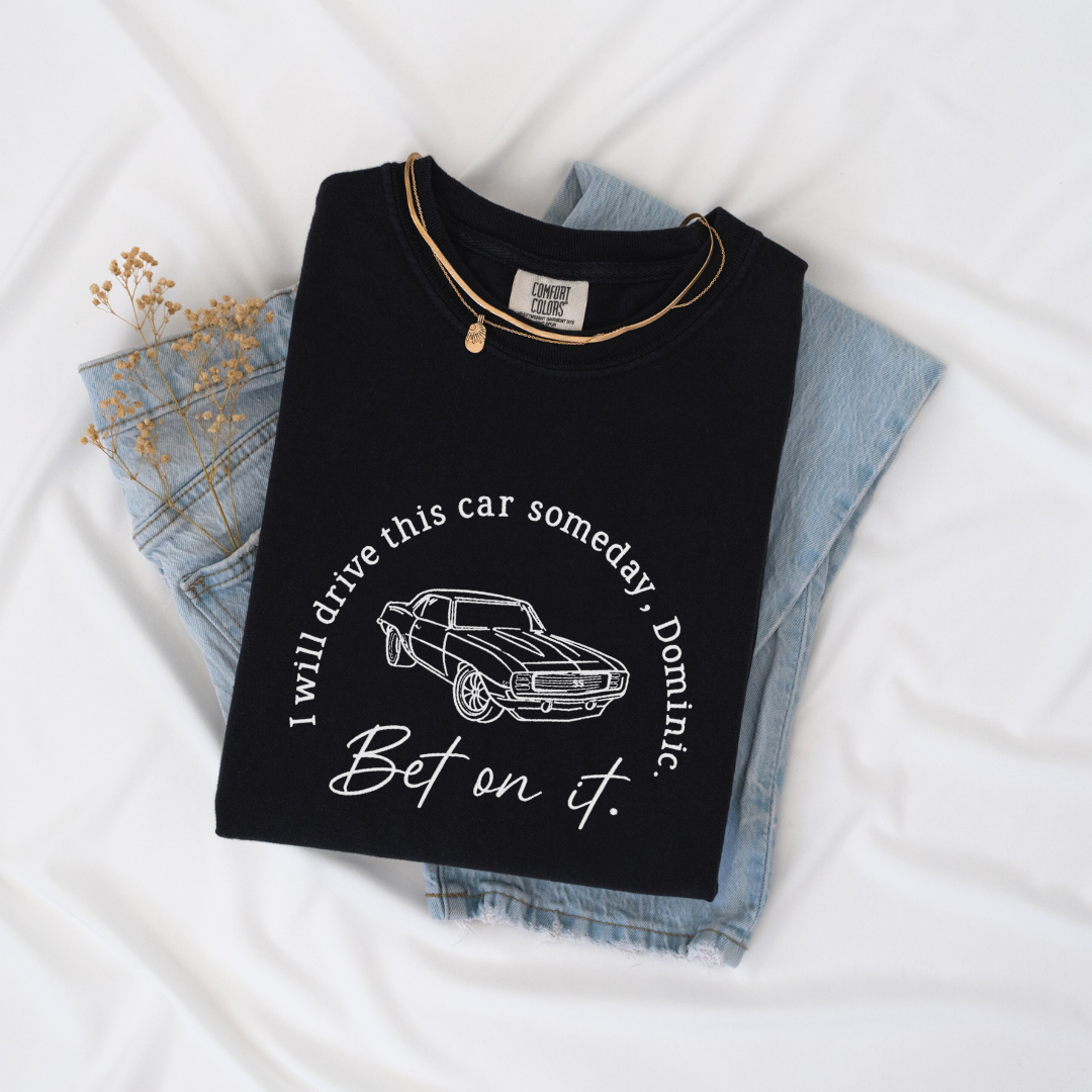 'Bet On It' Embroidered T-shirt (Kate Stewart's LICENSED Ravenhood® Collection)