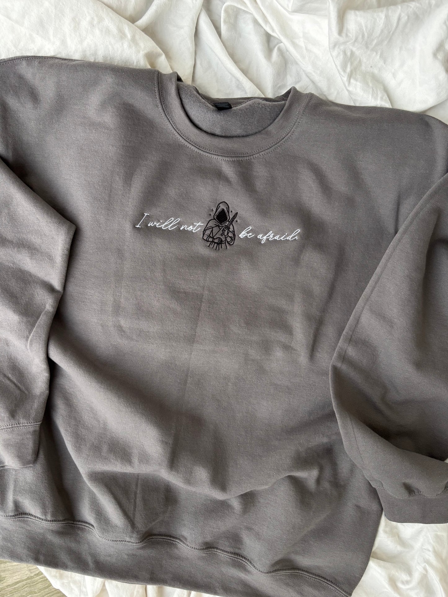 'I will not be afraid.' - Multiple Embroidered Options (Licensed Throne of Glass Collection)
