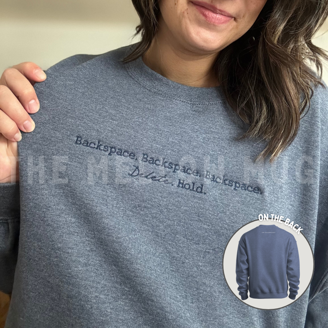'Backspace.' Embroidered Design - Multiple Options (LICENSED Ravenhood® Legacy Collection)