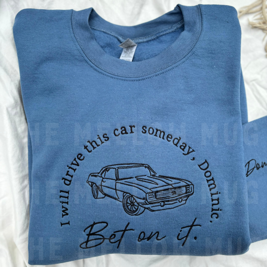 'Bet On It' Embroidered Sweatshirt (Kate Stewart's LICENSED Ravenhood® Collection)