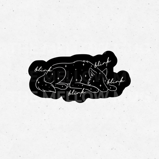 '4 Blinks.' Sticker (Licensed SJM/Throne of Glass Collection)