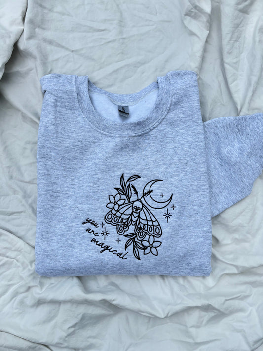 'you are magical' Sweatshirt (Embroidered)