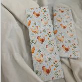 'Floral Chicken' Bookmark
