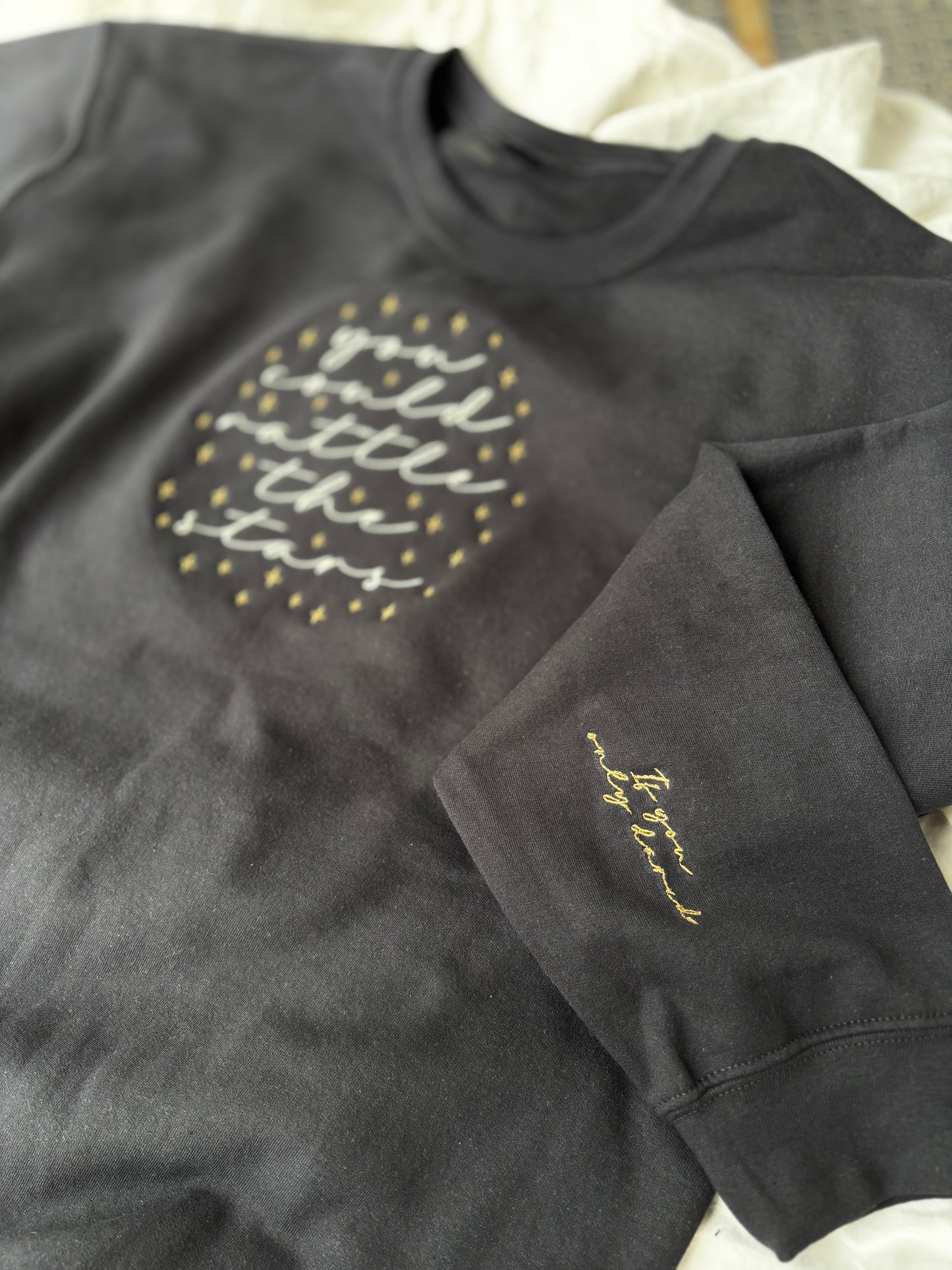 'Rattle the Stars.' - Multiple Embroidered Options (Licensed Throne of Glass Collection)