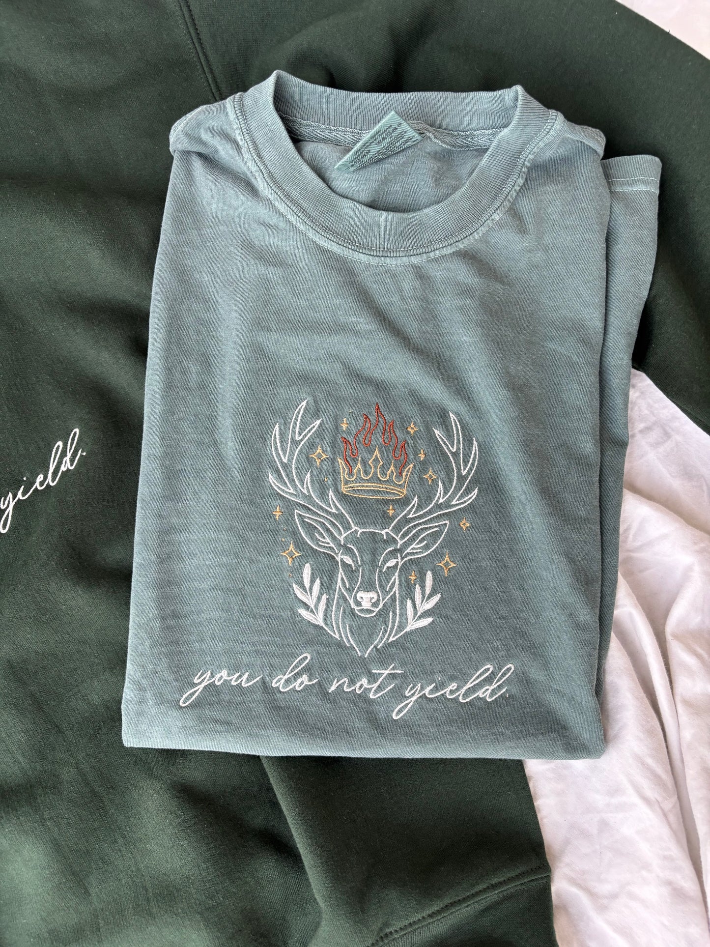 'You do not yield.' - Multiple Embroidered Options (Licensed Throne of Glass Collection)