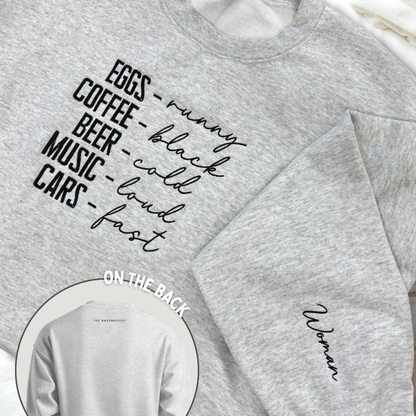 'Eggs, runny.' Embroidered Design - Multiple Options (Kate Stewart's LICENSED Ravenhood® Collection)