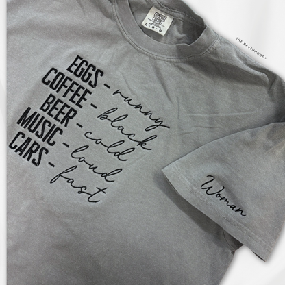 'Eggs, runny.' Embroidered Design - Multiple Options (Kate Stewart's LICENSED Ravenhood® Collection)