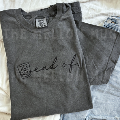 'End Of' Embroidered T-Shirt (Kate Stewart's LICENSED Ravenhood® Collection)