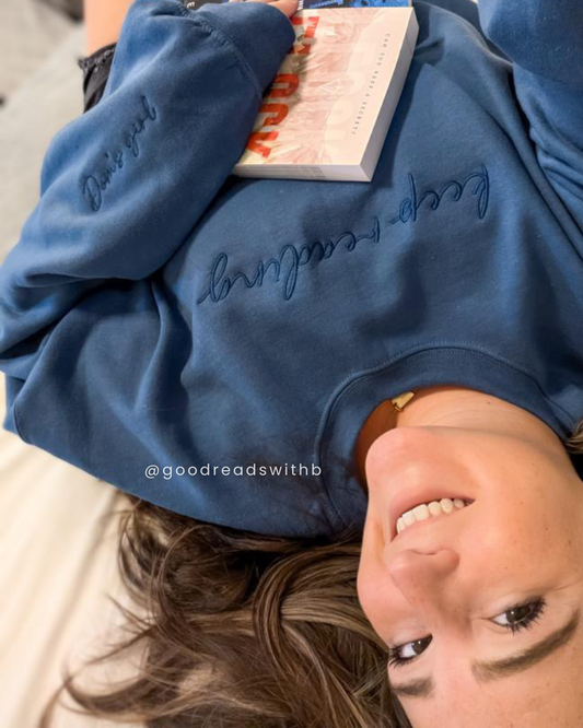 'Keep Reading' Embroidered Design - Multiple Options (Kate Stewart's LICENSED Ravenhood® Collection)
