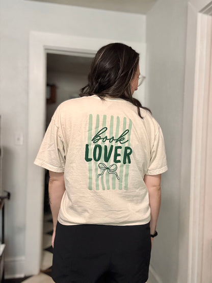 'Book Lover' Printed Tee