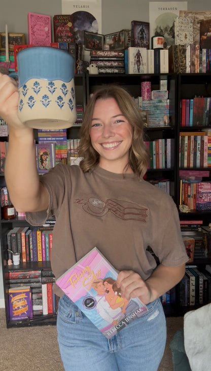 Coffee & Books (Embroidered - Multiple Options)
