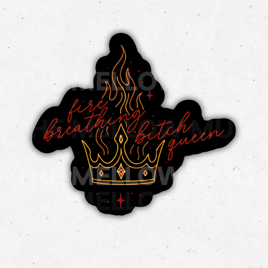 'FBBQ' Sticker (Licensed SJM/Throne of Glass Collection)