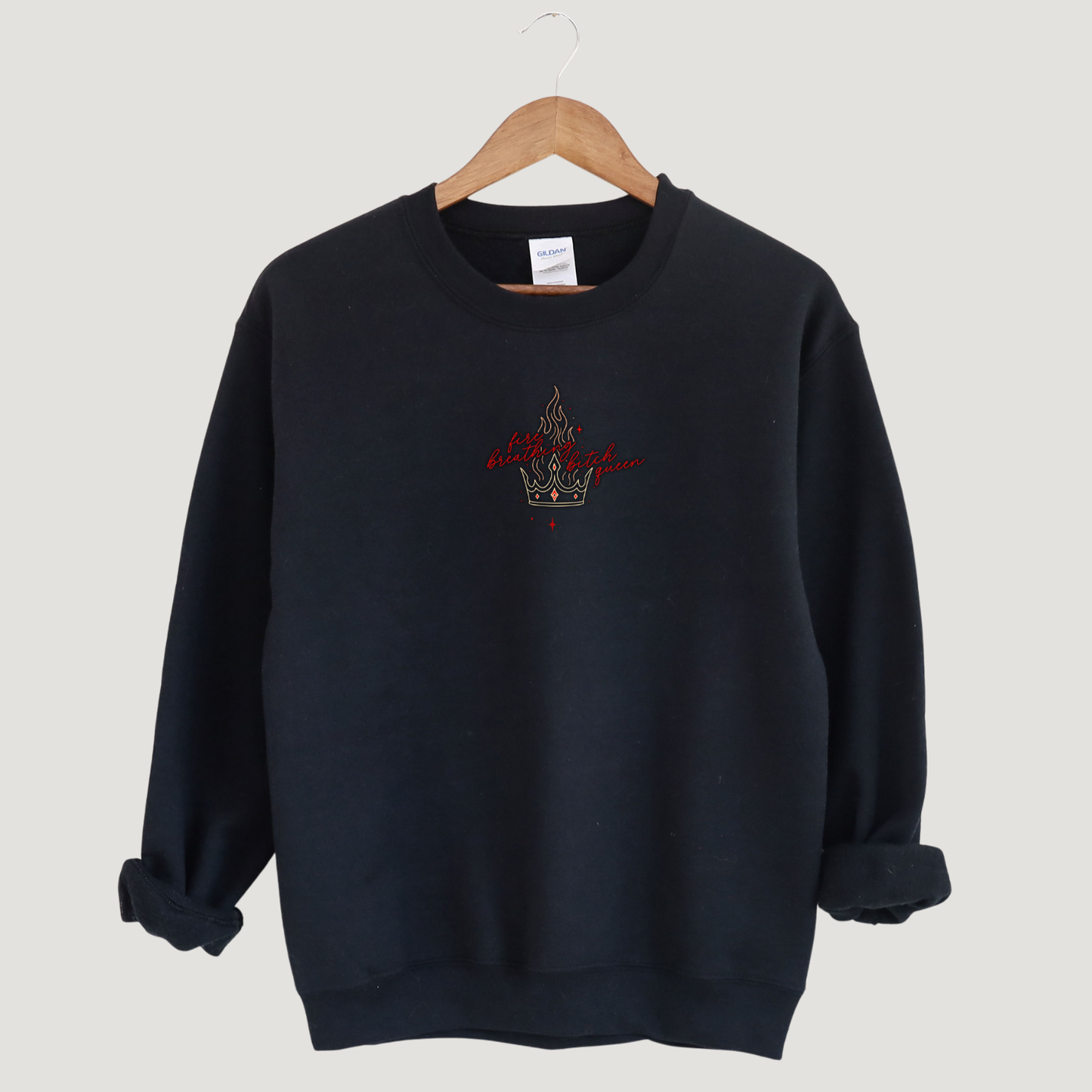 'Fire Breathing B*tch Queen' - Multiple Embroidered Options (Licensed Throne of Glass Collection)