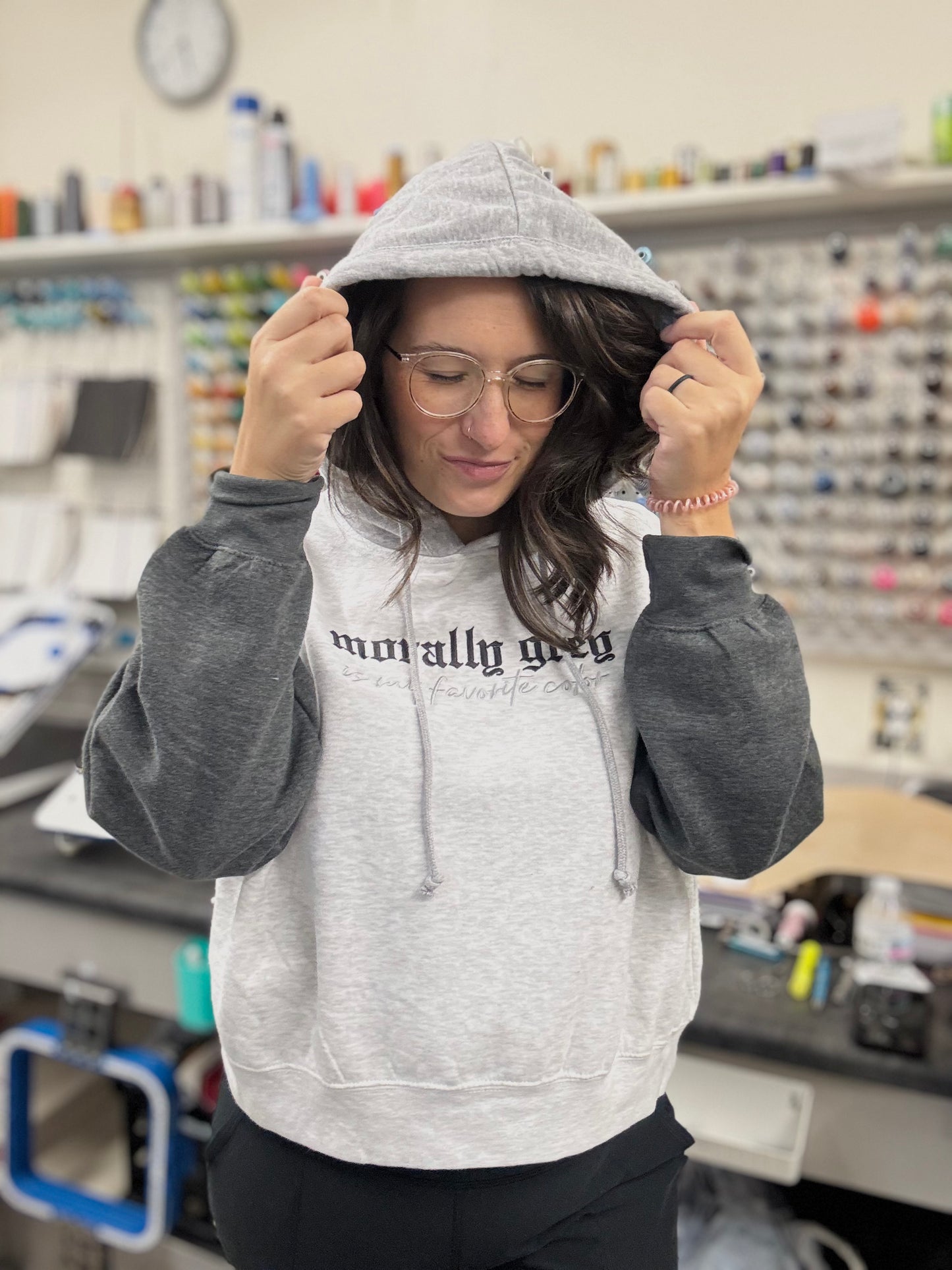 'Morally Grey' (Embroidered - Multiple Options)